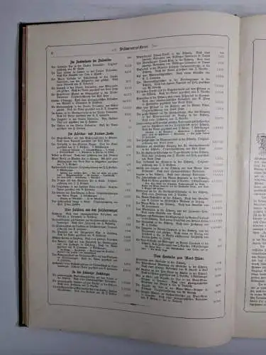 Buch: Alpenlandschaften. Ca. 1900, Verlag J. J. Weber, gebraucht, gut