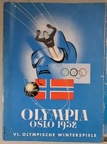 3 Hefte Olympia 1952: VI. Winterspiele Oslo; XV. Sommerspiele Helsinki 1+2