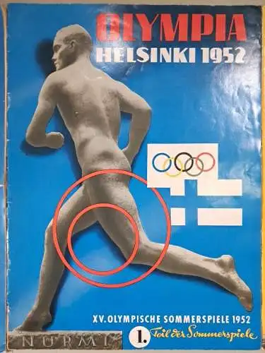 3 Hefte Olympia 1952: VI. Winterspiele Oslo; XV. Sommerspiele Helsinki 1+2