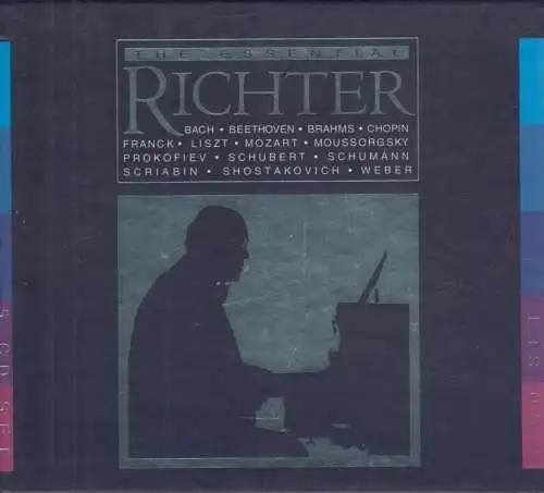 CD-Box: Svjatoslav Richter, The Essential. 1996, Bach, Beethoven, Brahms, u.a.