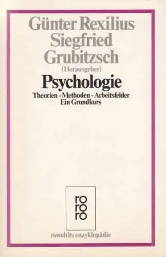 Buch: Psychologie, Grubitzsch, Siegfried / Rexilius, Günter. 1986