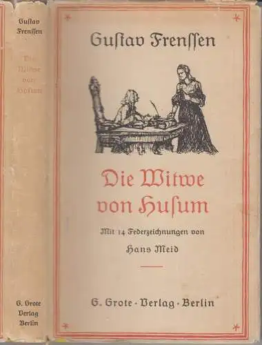 Buch: Die Witwe von Husum, Frenssen, Gustav, 1935, Grote'sche, Erzählung