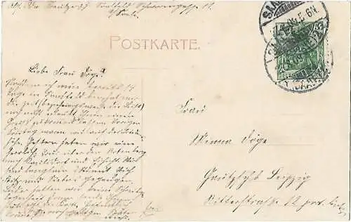 AK Loquitz- und Saaletal bei Eichicht i. Thür. ca. 1909, Postkarte. Ca. 1909