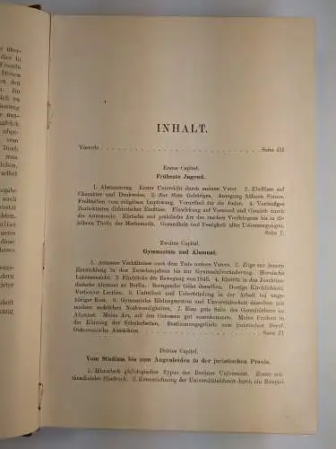 Buch: Sache, Leben und Feinde, Eugen Dühring, 1903, Verlag Theodor Thomas