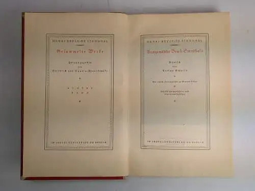 Buch: Ausgewählte Briefe, Stendhal, Propyläen, Gesammelte Werke 8, gebraucht gut