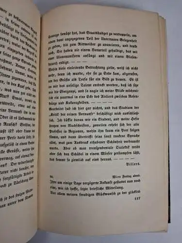 Buch: Briefe eines Unbekannten, Alexander von Villers, 2 Bände, 1910, Insel