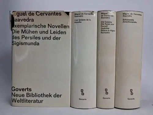 Buch: Miguel de Cervantes Saavedra - Gesamtausgabe in vier Bänden, WBG, 4 Bände