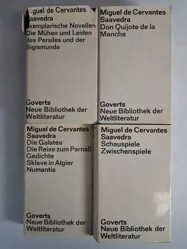 Buch: Miguel de Cervantes Saavedra - Gesamtausgabe in vier Bänden, WBG, 4 Bände