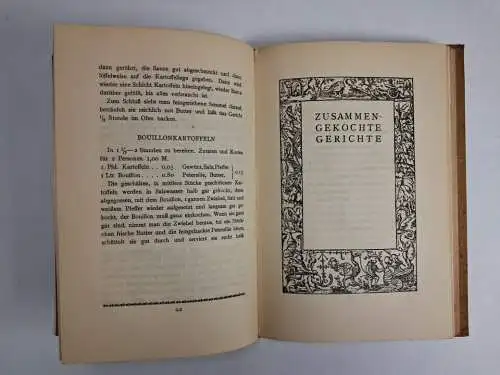 Buch: Für zwei in einem Topf, Emmy Roth, Luise Dumont-Lindemann, 1912, E. Ohle