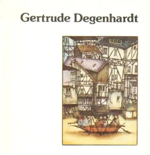 Buch: Gertrude Degenhardt - Graphik, 1988, Museum der Bildenden Künste