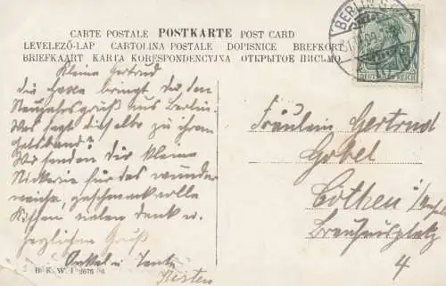 AK Glückliches Neujahr!, Postkarte. Neujahrskarte, 1909, gebraucht, gut