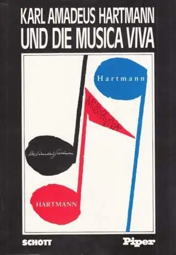 Buch: Karl Amadeus Hartmann und die Musica Viva, Wagner, Renata. 1980