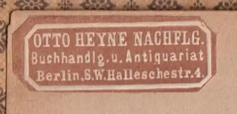 Buch: Theodor Körne's sämmtliche Werke, 1884, Nicolaische Verlag-Buchhandlung