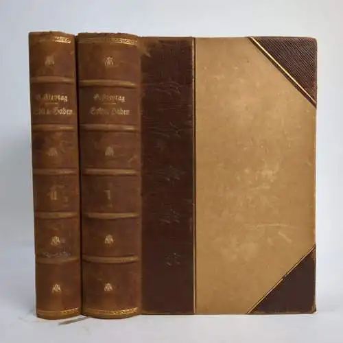 Buch: Soll und Haben. Freytag, Gustav, 2 Bände, 1922, Verlag S. Hirzel