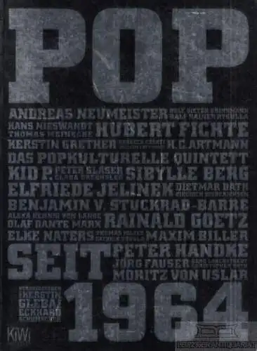 Buch: Pop seit 1964, Gleba, Kerstin / Schumacher, Eckhard. KiWi, 2007