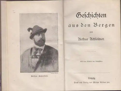 Buch: Geschichten aus den Bergen, Achleitner, Arthur, Reclam, gebraucht, gut