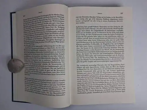 Buch: Agrippina. Epicharis - Text + Kommentar, Lohenstein, de Gruyter, 2 Bände