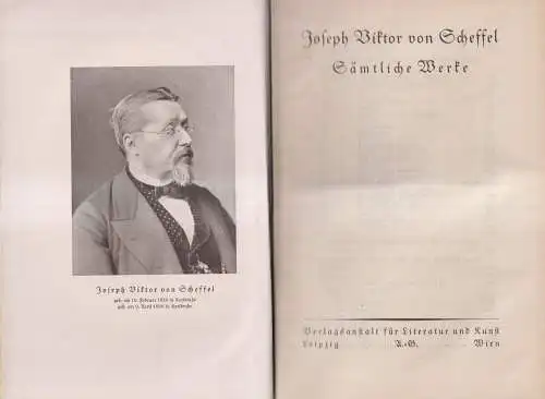 Buch: Sämtliche Werke, Scheffel, Joseph Victor von, gebraucht, gut