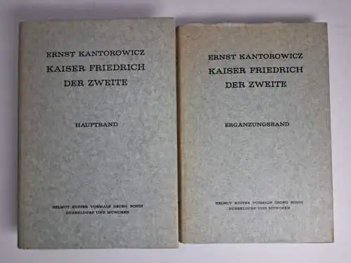 Buch: Kaiser Friedrich der Zweite, Ernst Kantorowicz, 1964, Helmut Küpper, 2 Bde