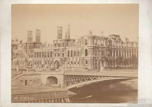 Fotografie P. L. - Ruine de l'Hotel de Ville (Paris), Fotografie. Fotobild