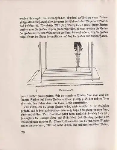 Buch: Das Werkbuch der Puppenspiele. Leo Weismantel, 1924, Bühnenvolksbund