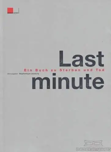 Buch: Last minute, Glarner, Hans Ulrich / Lichtensteiger, Sibylle. 1999