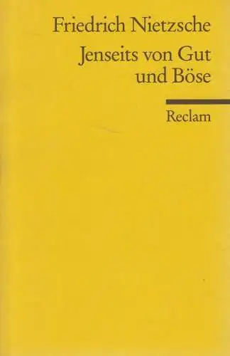 Buch: Jenseits von Gut und Böse, Nietzsche, Friedrich, 2010, Philipp Reclam jun.