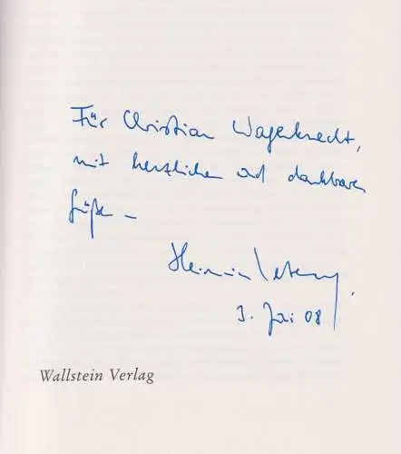 Buch: Bertolt Brecht und Laotse, Detering, Heinrich, 2008, Wallstein, signiert