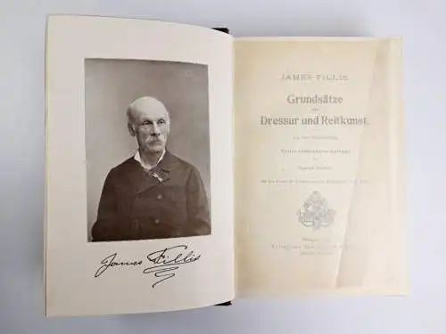 Buch: Grundsätze der Dressur und Reitkunst, F. James, 1905, Schickhardt & Ebner