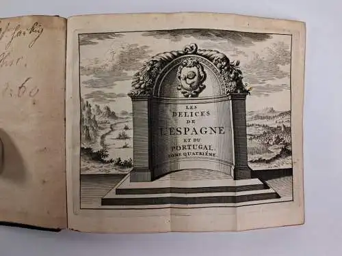 Buch: Les Delices de l'Espagne et du Portugal IV, Juan Alvarez de Colmenar, 1715