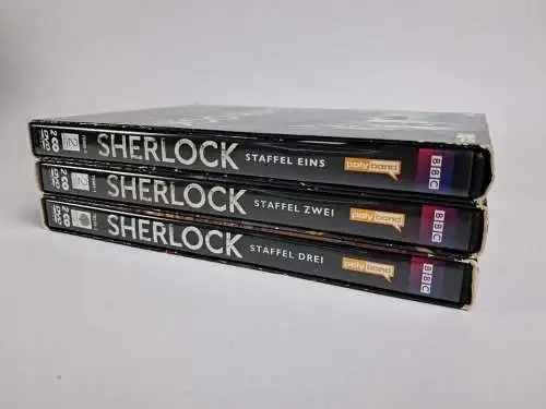 3 DVD-Boxen: Sherlock. Staffel 1-3, Benedict Cumberbatch, Martin Freeman