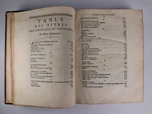 Buch: Les Institutions du Droit Francais, Serres, Claude, 1757, Cavelier & Fils