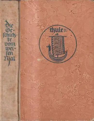 Buch: Die Geschichte vom weisen Njal, Felix Niedner, Thule, 1965, Diederich