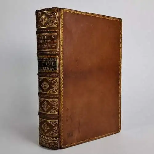 Buch: Der Anfangs-Gründe Aller Mathematischen Wissenschaften, Chr. Wolff, 1737