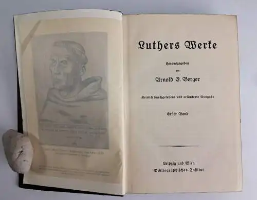 Buch: Luthers Werke, Luther, Martin. 3 Bände, Bibliographisches Institut