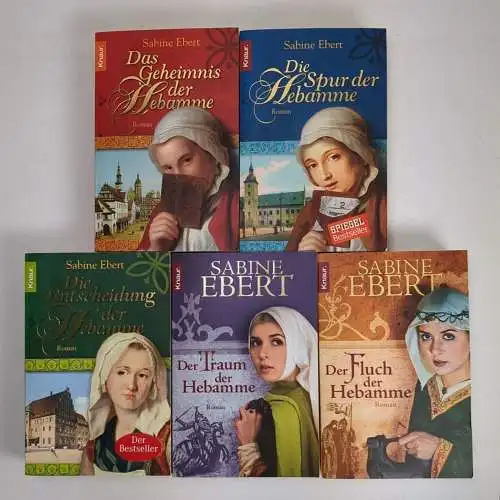 Buch: Die Hebamme 1-5 (komplett), Ebert, Sabine, 5 Bände, Knaur Verlag