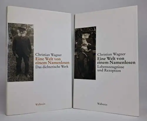 Buch: Eine Welt von einem Namenlosen, Christian Wagner, 2 Bände, 2003, Wallstein