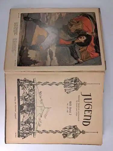 Buch / Zeitschrift: Konvolut der "Jugend", 32 Hefte in 1 Band, 1905-1914