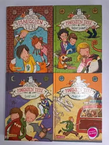 Buch: Die Schule der magischen Tiere 1-4, Margit Auer, Carlsen Verlag, 4 Bände