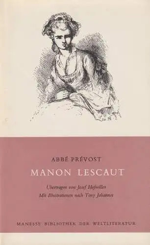 Buch: Manon Lescaut, Prevost, Abbe, 1954, Manesse Verlag, gebraucht, sehr gut