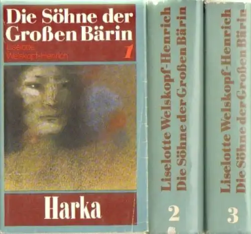 Buch: Die Söhne der großen Bärin, Welskopf-Henrich, Liselotte. 3 Bände, 1982