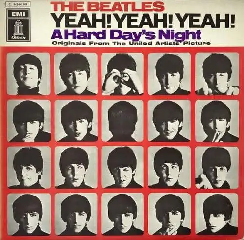 LP: The Beatles - Yeah! Yeah! Yeah! (A Hard Day's Night), 1969, Odeon, OST