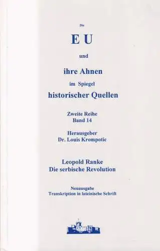 Buch: Die EU und ihre Ahnen im Spiegel historischer Quellen. 2. Reihe, Band 2