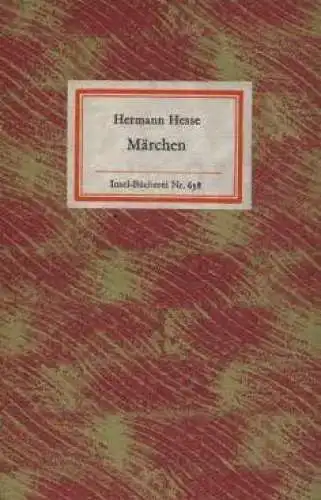 Insel-Bücherei 638, Märchen, Hesse, Hermann. 1979, Insel-Verlag, gebraucht, gut