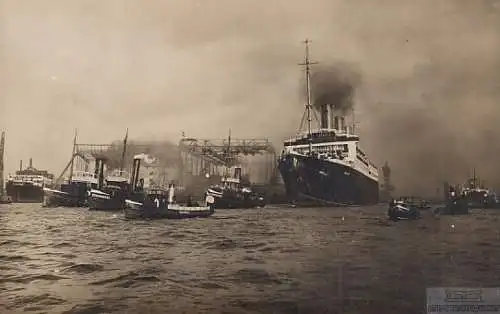 AK Waterland 25.4.1914, Postkarte. Fotokarte, 1914, gebraucht, gut