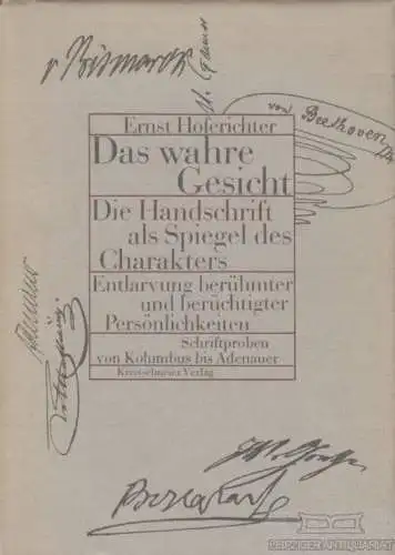 Buch: Das wahre Gesicht, Hoferichter, Ernst. 1966, Kreisselmeier Verlag