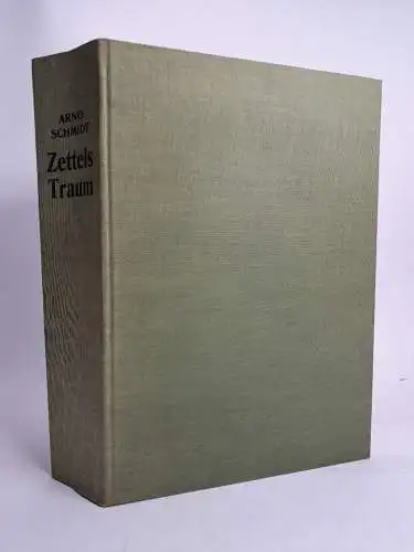 Buch: Zettels Traum, 1963-1969, Arno Schmidt, fotomechanischer Raubdruck