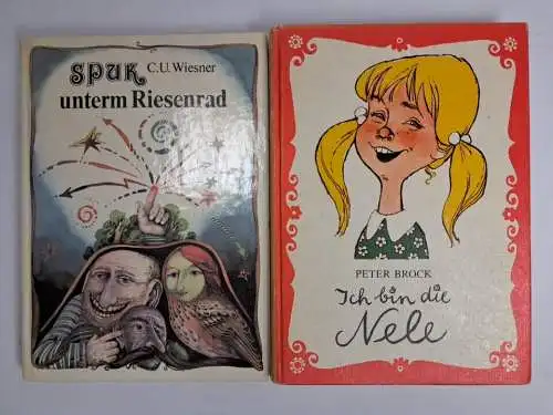 9 DDR Kinderbücher: Nele; Ottokar; Alfons Zitterbacke; Spuk unterm Riesenrad ..