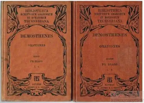 Buch: Demostheneis Orationes - I. 1 und I. 2: Vol. I, Pars I... Demosthenes