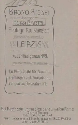 Fotografie Riedel, Leipzig - Portrait Junger Herr mit Fliege, Fotografie 270162